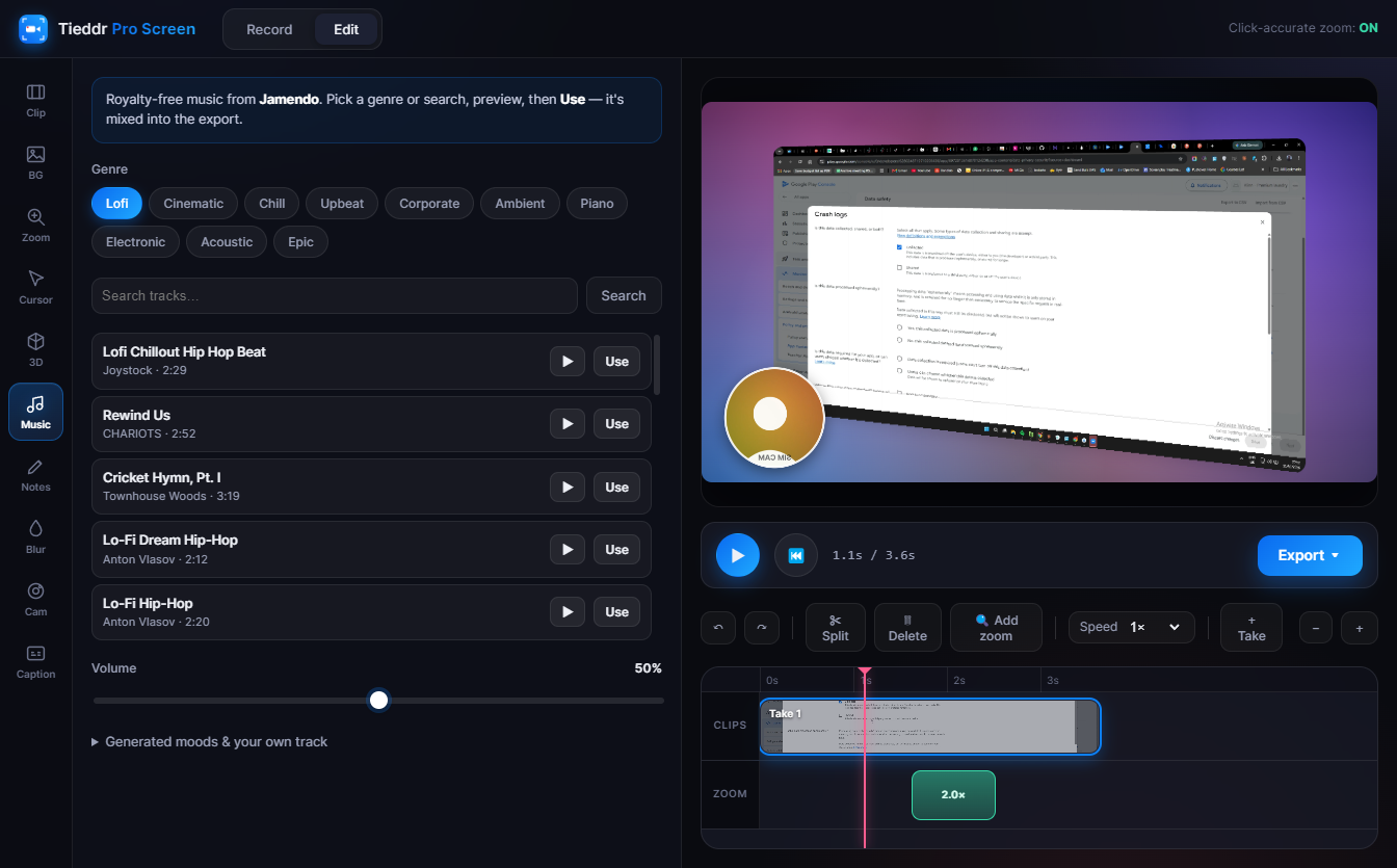 Music browser